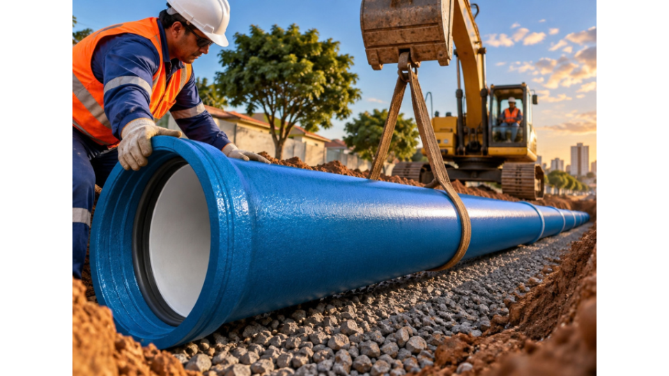Emprego em obras de saneamento cresce 20% no acumulado de 2026