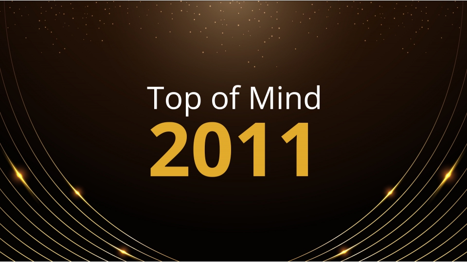 Premiação Top of Mind 2011