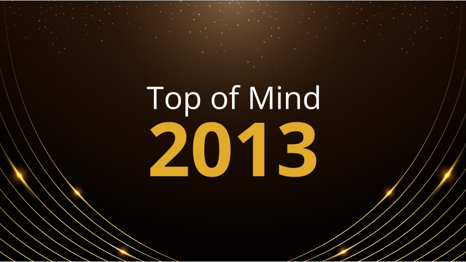 Premiação Top of Mind 2013