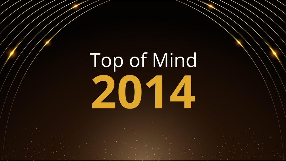 Premiação Top of Mind 2014