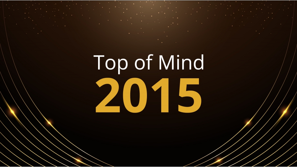 Premiação Top of Mind 2015