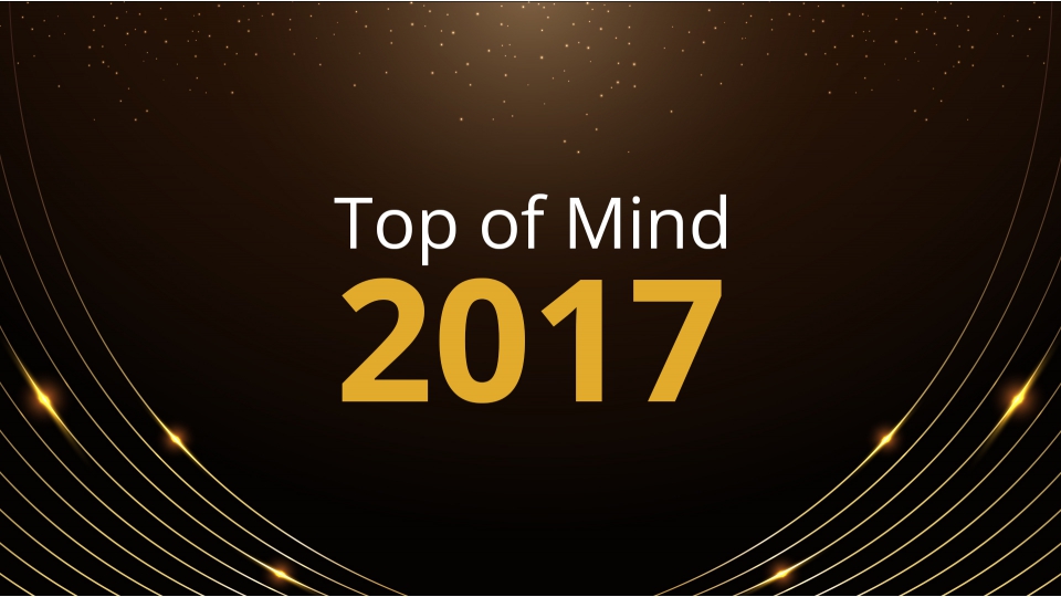 Premiação Top of Mind 2017