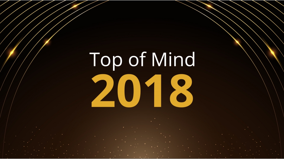 Premiação Top of Mind 2018