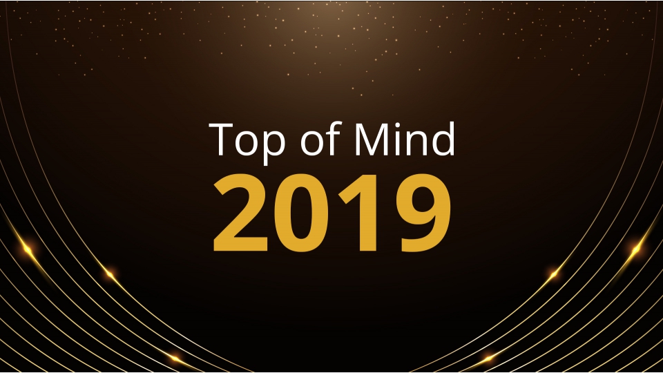 Premiação Top of Mind 2019