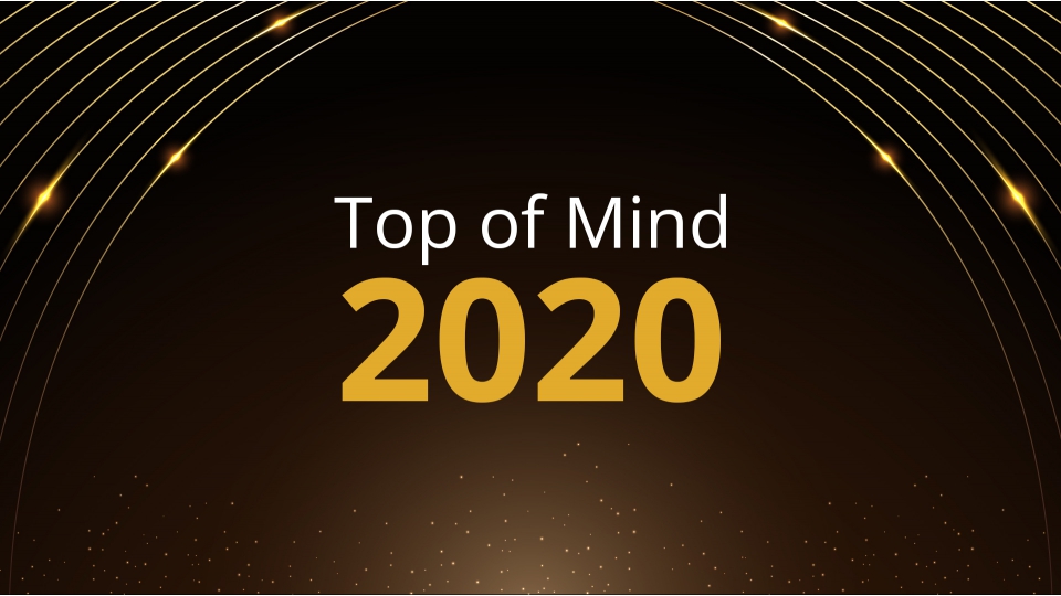 Premiação Top of Mind 2020