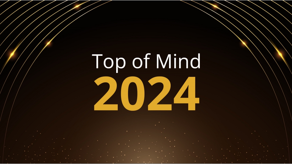 Premiação Top of Mind 2024