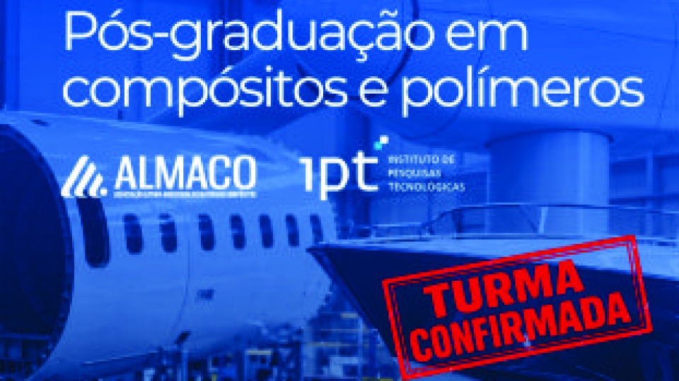 Confirmada a 6ª turma de pós-graduação em compósitos e polímeros