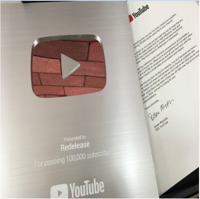 Canal da Redelease no YouTube alcança 100 mil inscritos