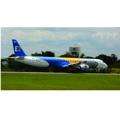 Embraer recebe mais duas encomendas de jatos E195-E2 da Congo Airways